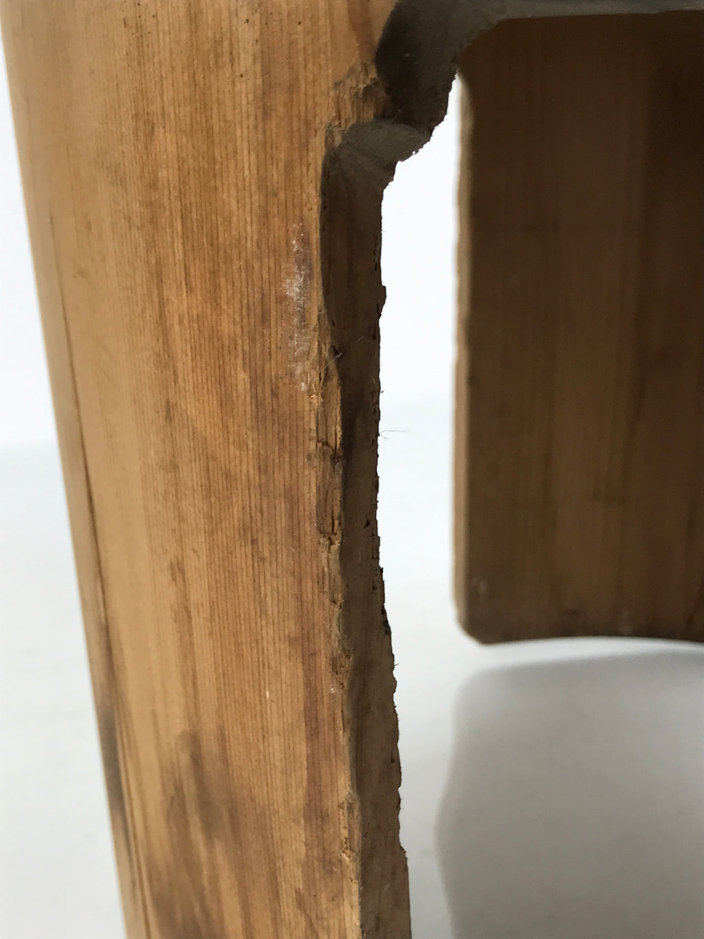 Japanese Handmade Natural Wood High Bucket Vtg Chozuoke Oke Legs Water BK58-OT - Wood-chidorivintage.com