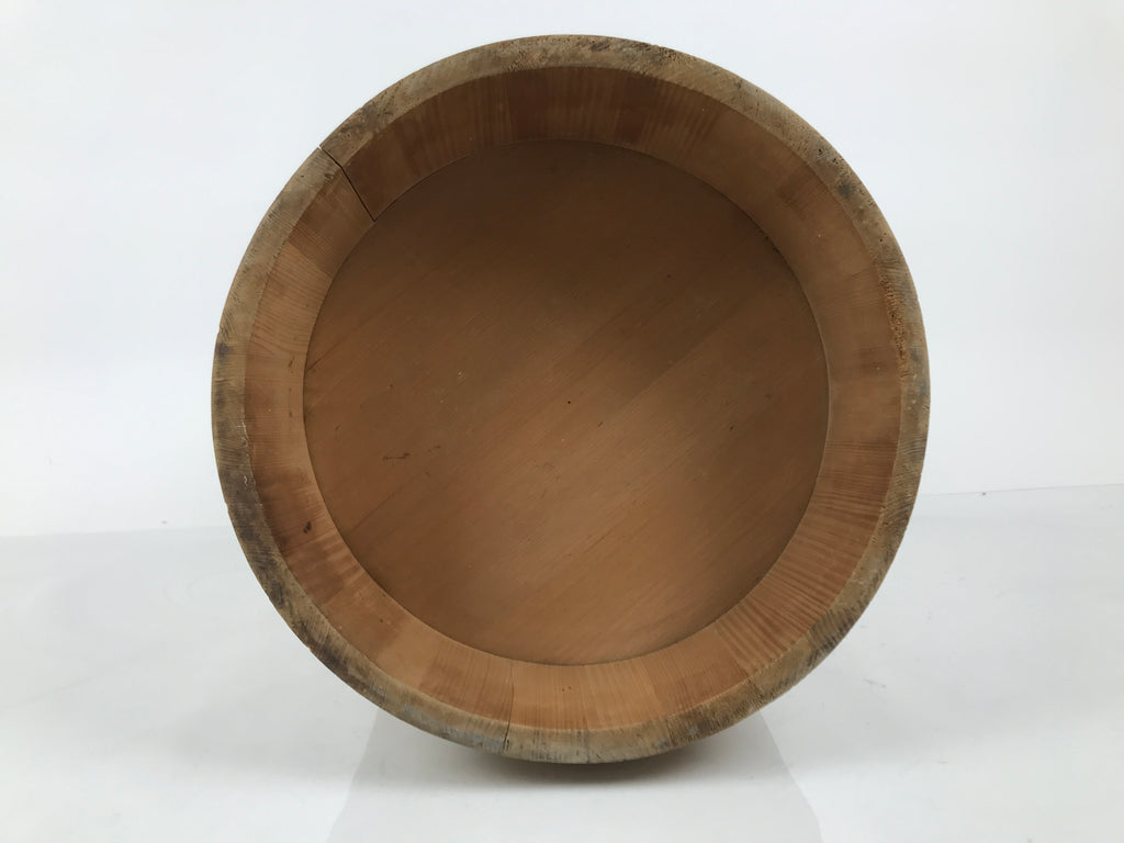 Japanese Handmade Natural Wood High Bucket Vtg Chozuoke Oke Legs Water BK57-OT - Wood-chidorivintage.com