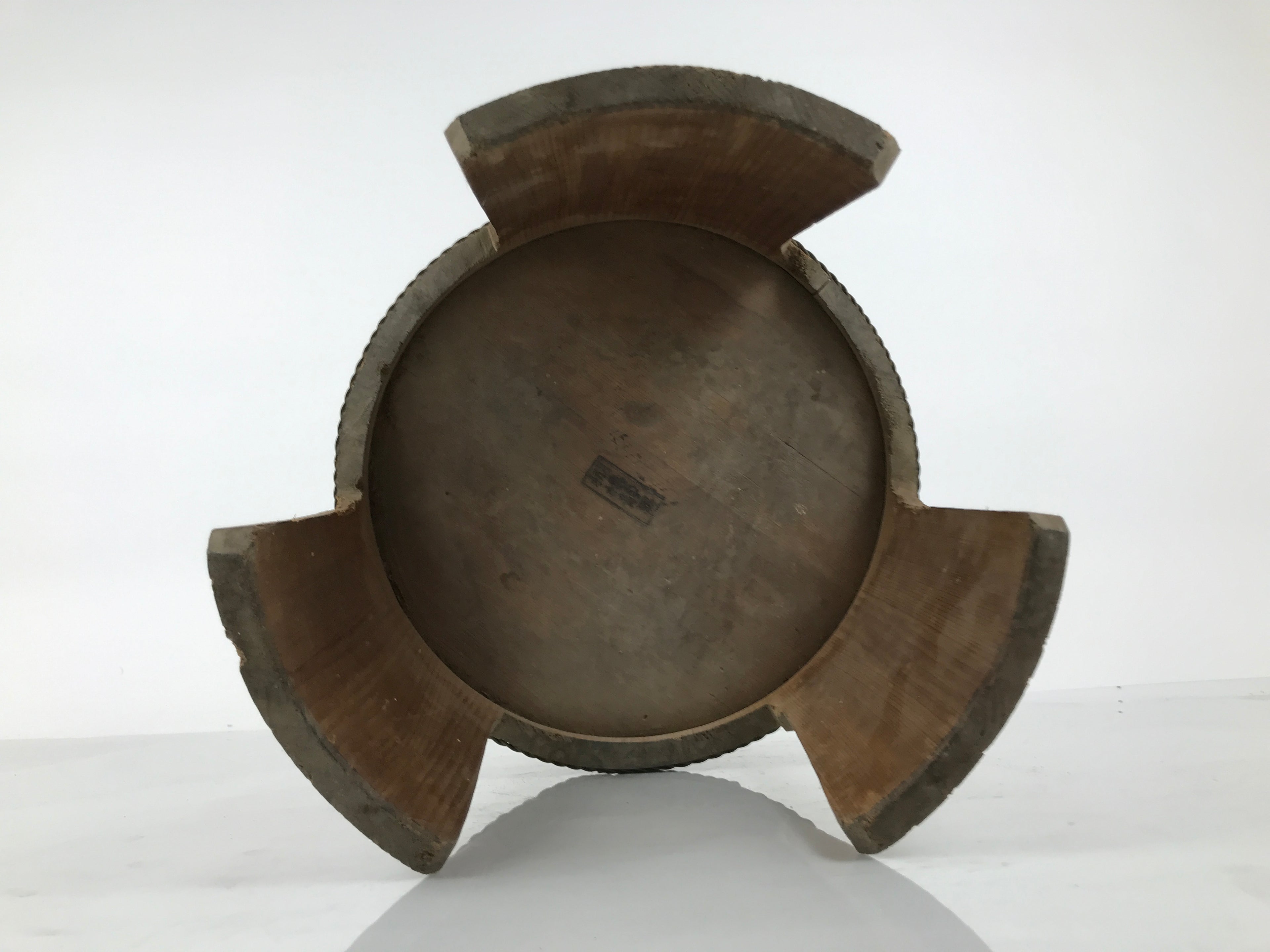 Japanese Handmade Natural Wood High Bucket Vtg Chozuoke Oke Legs Water BK57-OT - Wood-chidorivintage.com