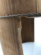 Japanese Handmade Natural Wood High Bucket Vtg Chozuoke Oke Legs Water BK57-OT - Wood-chidorivintage.com