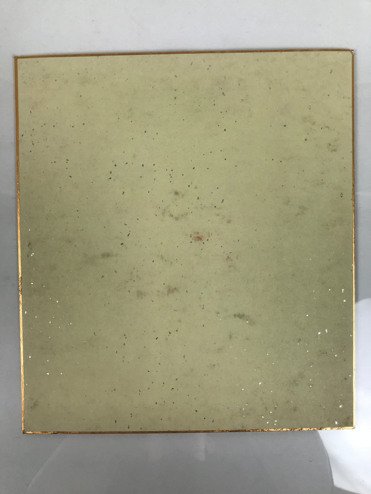 Japanese Shikishi Art Board Vtg Painting Zodiac Grazing White Horse Uma A841-AD - Painting-chidorivintage.com