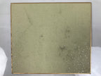 Japanese Shikishi Art Board Vtg Painting Black White Bamboo Stalk Leaves A842-AD - Painting-chidorivintage.com