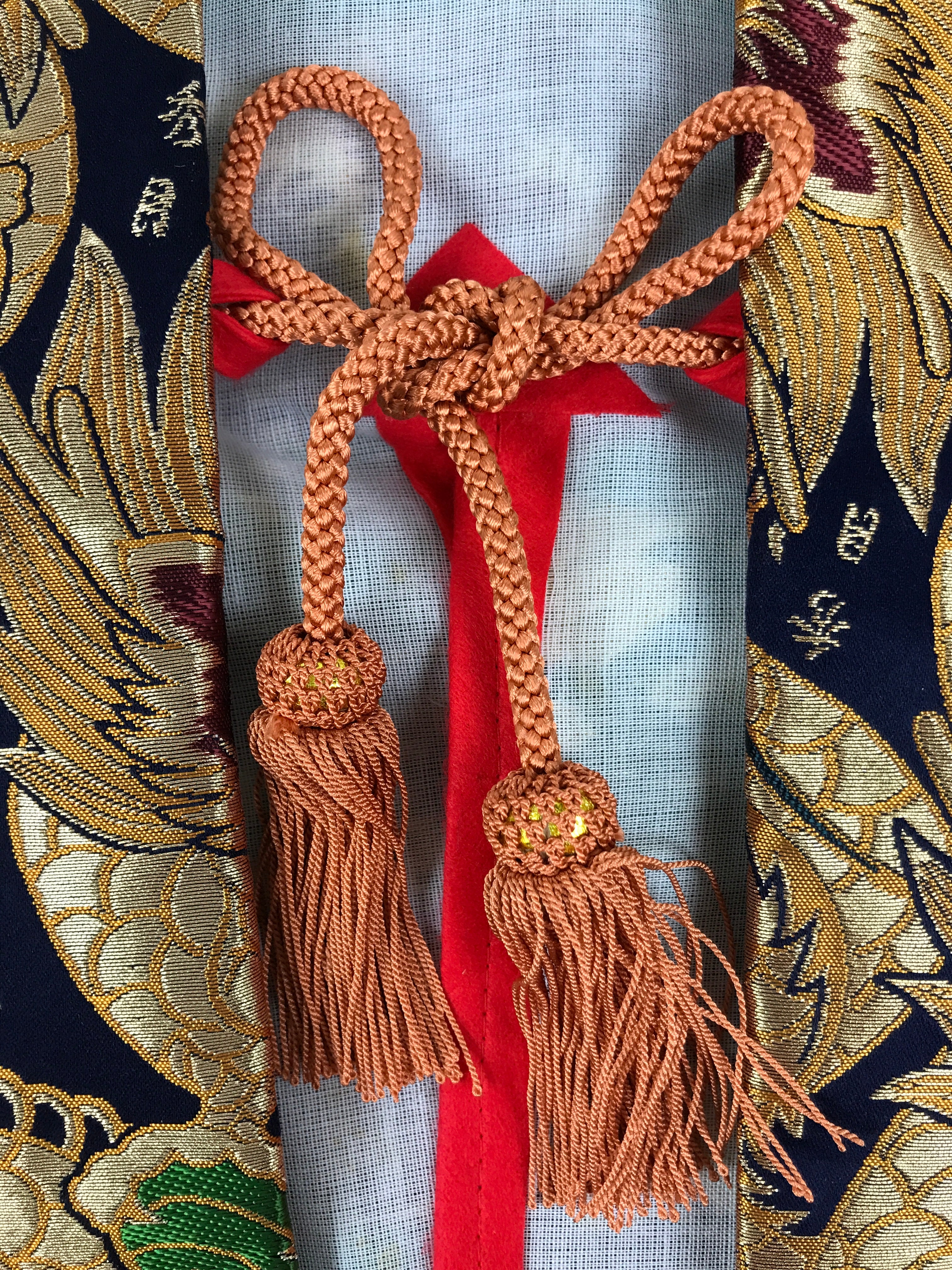 Japanese Jinbaori Warrior Battle Coat Vtg Costume Display Boy Day Festival ID691-AD - Other Display Item-chidorivintage.com