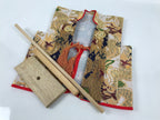 Japanese Jinbaori Warrior Battle Coat Vtg Costume Display Boy Day Festival ID691-AD - Other Display Item-chidorivintage.com