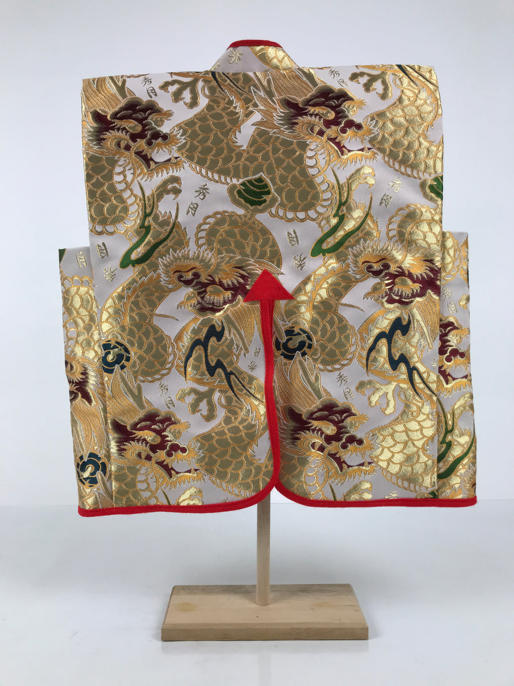 Japanese Jinbaori Warrior Battle Coat Vtg Costume Display Boy Day Festival ID692-AD - Other Display Item-chidorivintage.com