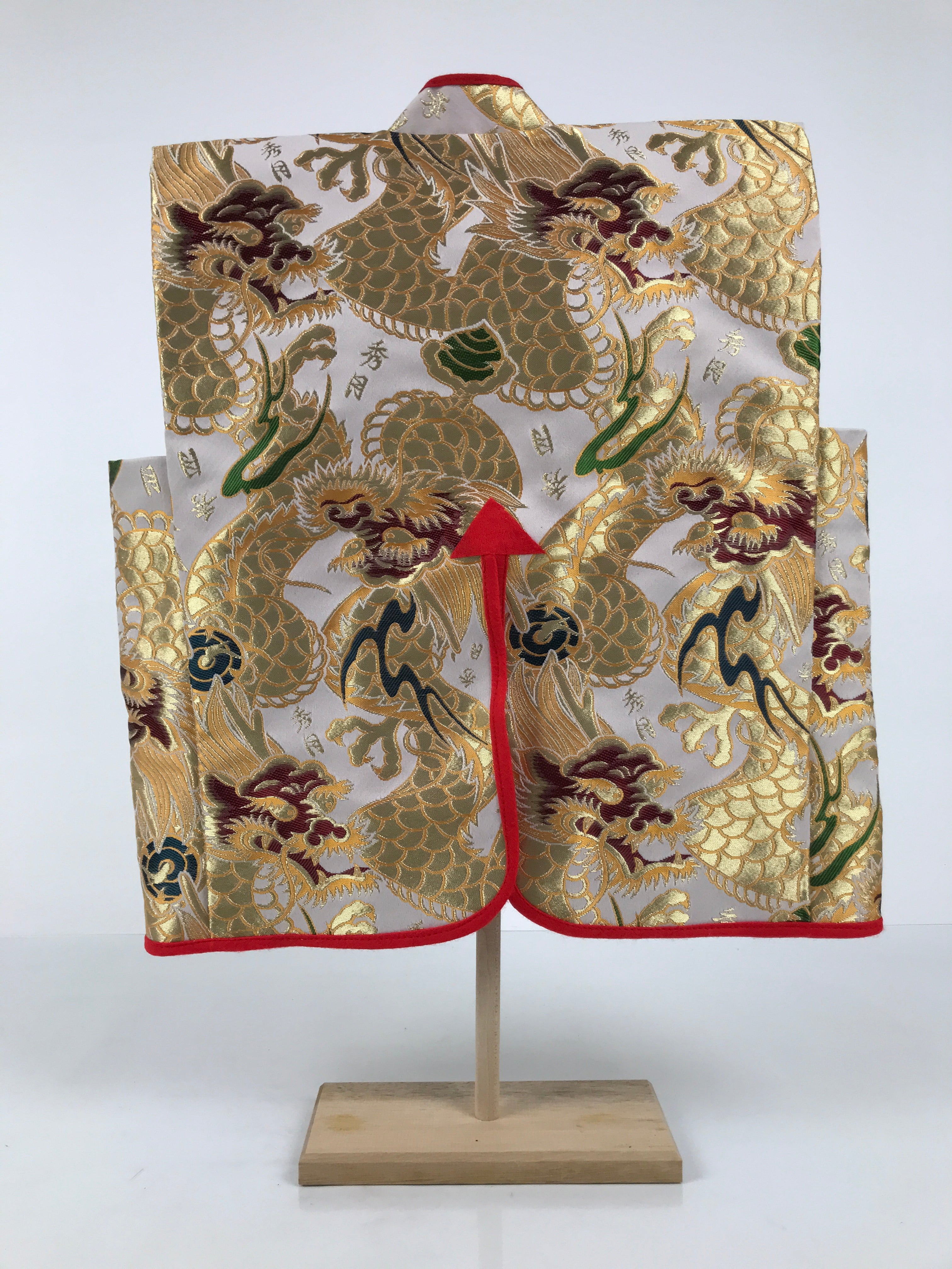 Japanese Jinbaori Warrior Battle Coat Vtg Costume Display Boy Day Festival ID692-AD - Other Display Item-chidorivintage.com