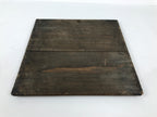 Antique Japanese Wooden Lacquerware Storage Box Inside 35x35x35cm Lid Brown X229-FB - Wooden Box-chidorivintage.com