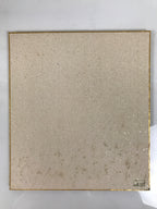 Japanese Shikishi Art Board Oshie Silk Fabric Vtg Kabuto Samurai Helmet A825-AD - Painting-chidorivintage.com
