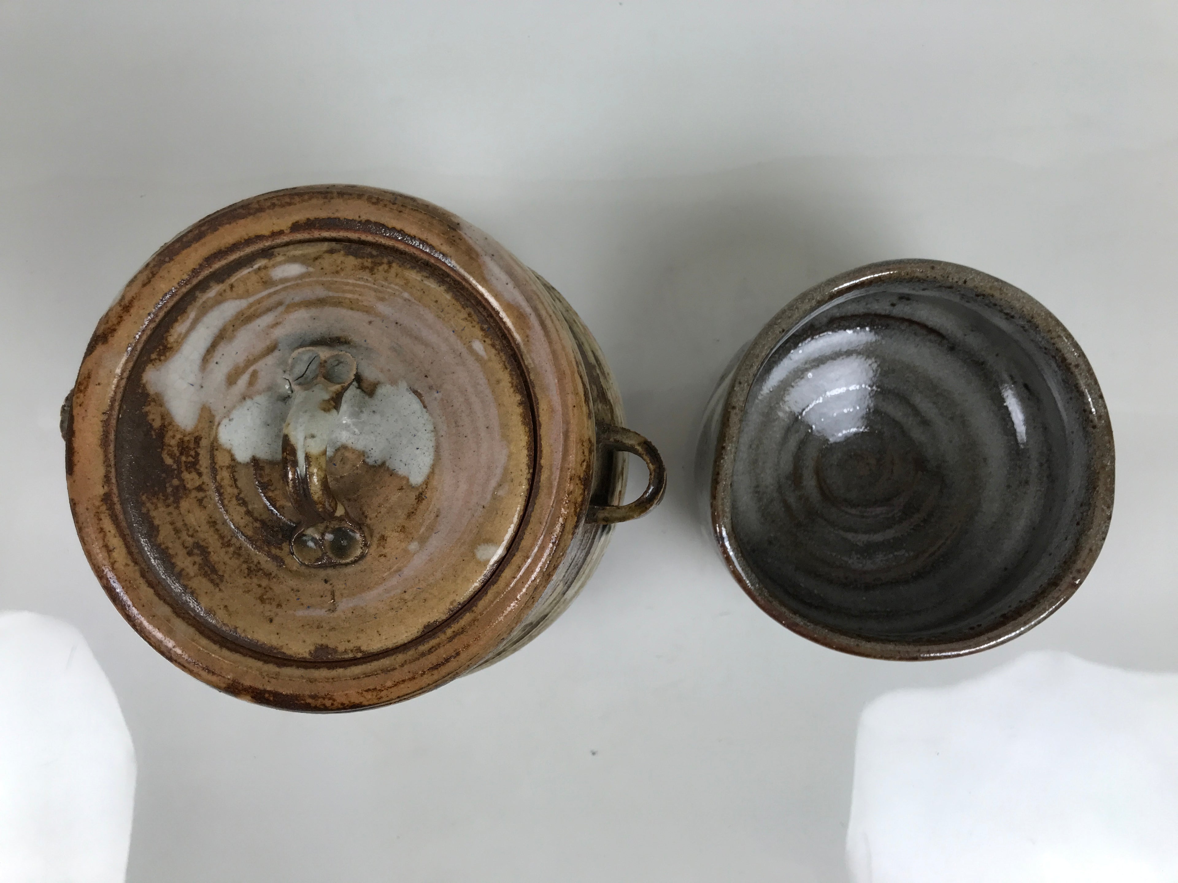 Japanese Tea Ceremony Set Chabako Wooden Box Vtg Pottery Chawan Sado PX817-KT - Tea Ceremony-chidorivintage.com