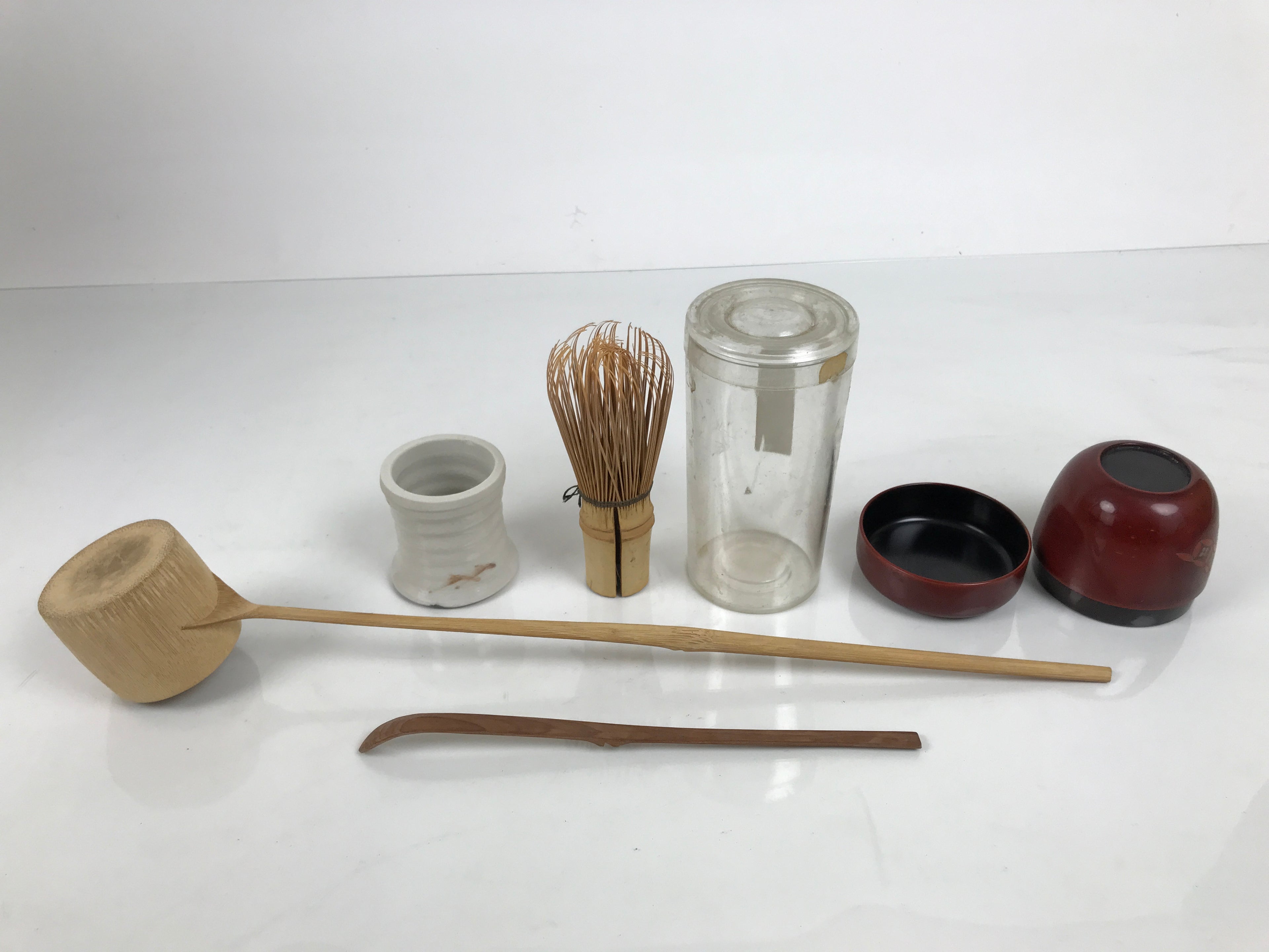 Japanese Tea Ceremony Set Chabako Wooden Box Vtg Pottery Chawan Sado PX817-KT - Tea Ceremony-chidorivintage.com