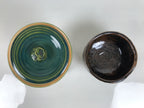 Japanese Tea Ceremony Set Chabako Wooden Box Vtg Pottery Chawan Sado PX818
