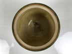 Japanese Oribe Ceramic Mizusashi Water Jar Vtg Pottery Tea Ceremony Pot TG215-KT - Tea Ceremony-chidorivintage.com