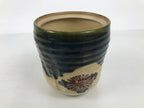 Japanese Oribe Ceramic Mizusashi Water Jar Vtg Pottery Tea Ceremony Pot TG215-KT - Tea Ceremony-chidorivintage.com