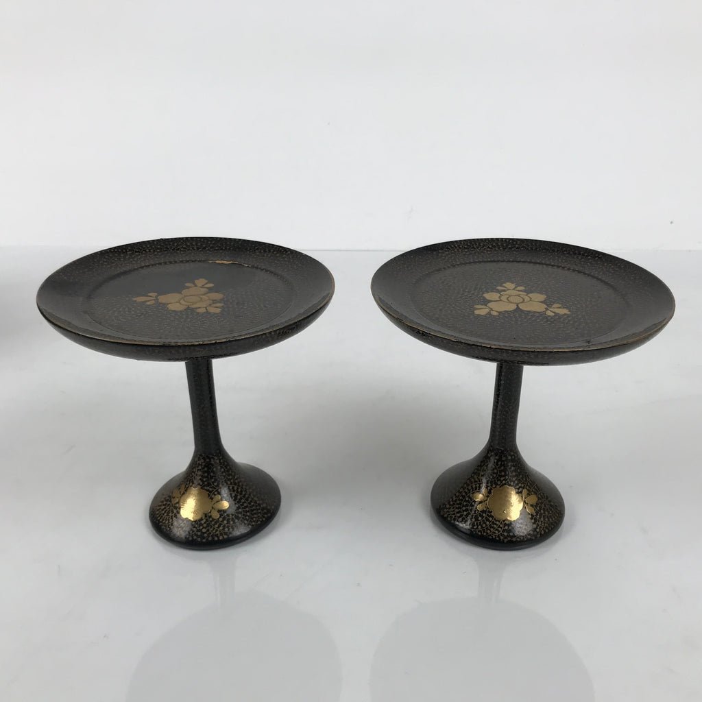 Japanese Lacquer Wood Takatsuki Mochi Stand Set Vtg Hina Doll Furniture ID695-AD - Doll-chidorivintage.com