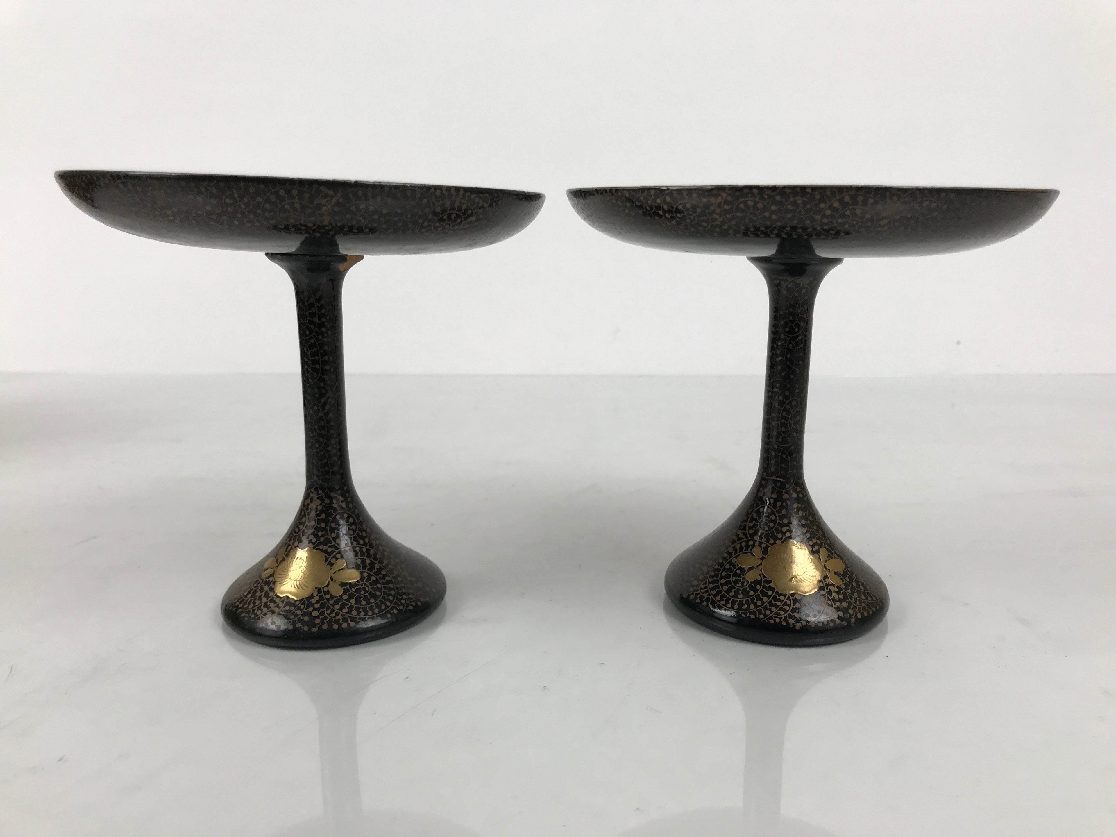 Japanese Lacquer Wood Takatsuki Mochi Stand Set Vtg Hina Doll Furniture ID695-AD - Doll-chidorivintage.com