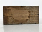 Vintage Japanese Wooden Pottery Storage Box Inside 24.5x11.5x11.5cm Brown X231-FB - Wooden Box-chidorivintage.com