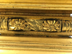 Japanese Buddhist Altar Lacquer Wood Shumidan Part Vtg Flower Black Gold BP42-OT - Buddhist-chidorivintage.com