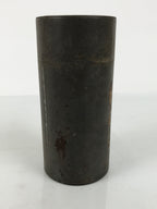 Japanese Steel Metal Lidded Tea Leaf Storage Canister Vtg Souvenir Can JK948-OT - Misc-chidorivintage.com