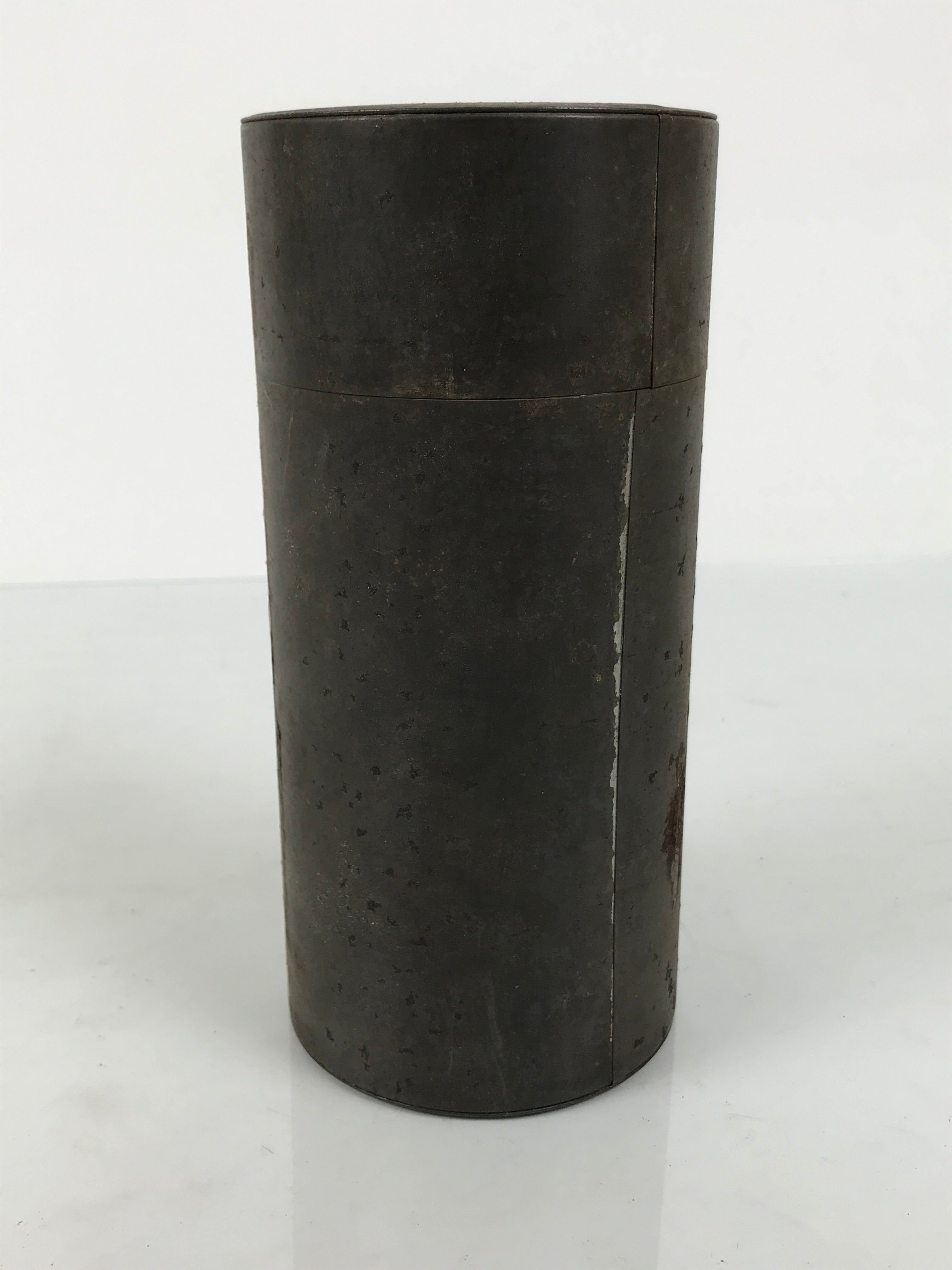 Japanese Steel Metal Lidded Tea Leaf Storage Canister Vtg Souvenir Can JK948-OT - Misc-chidorivintage.com