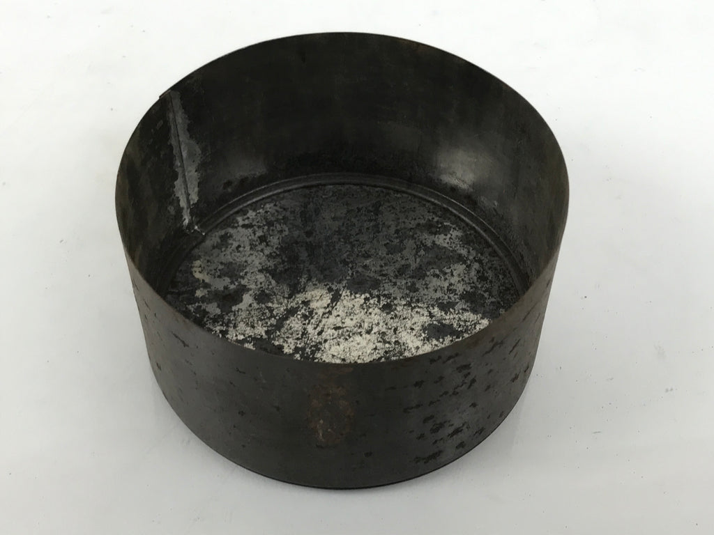 Japanese Steel Metal Lidded Tea Leaf Storage Canister Vtg Souvenir Can JK948-OT - Misc-chidorivintage.com