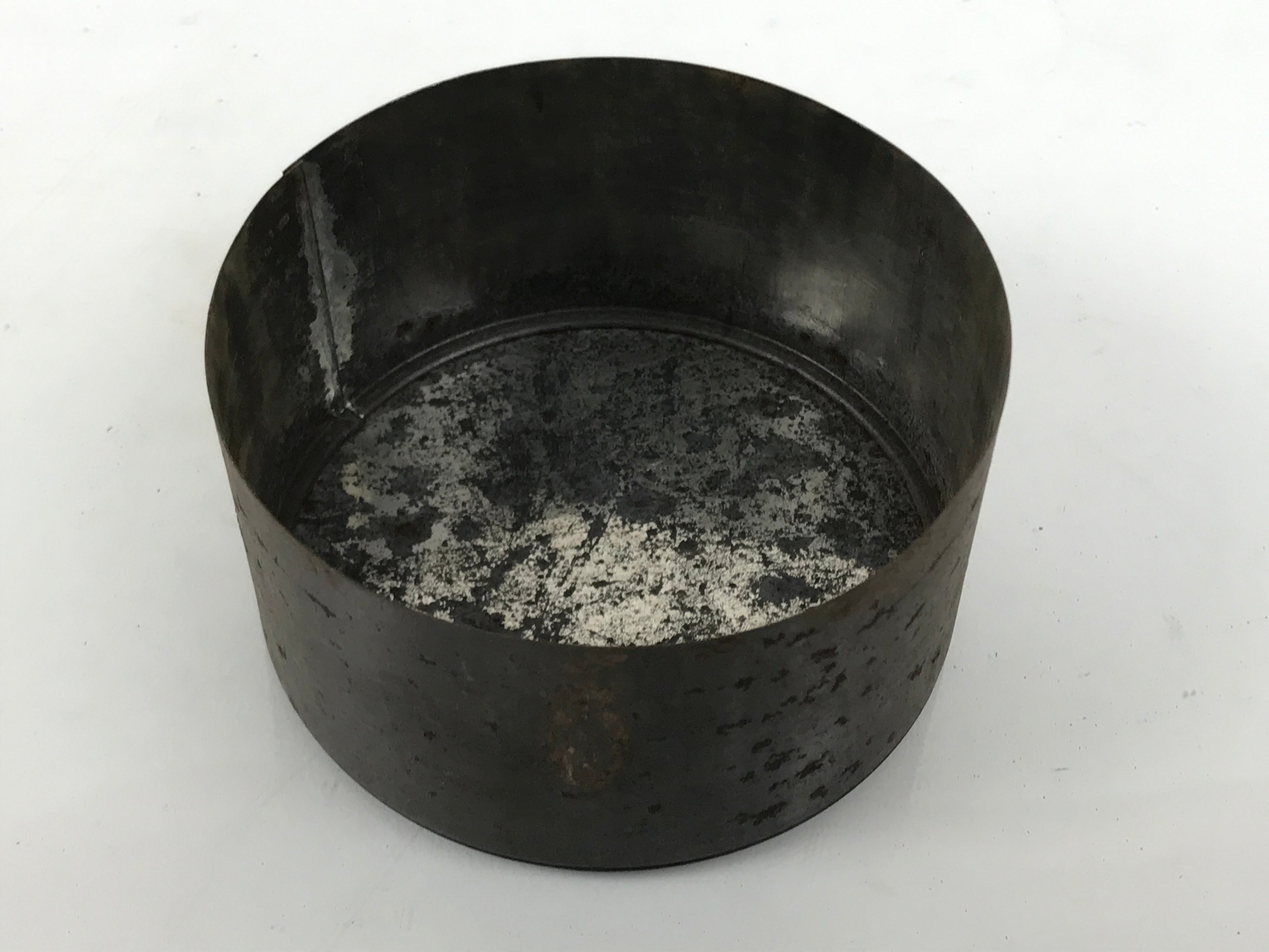 Japanese Steel Metal Lidded Tea Leaf Storage Canister Vtg Souvenir Can JK948-OT - Misc-chidorivintage.com
