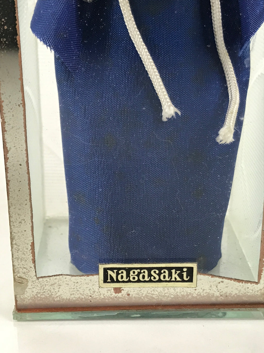 Japanese Nun Doll Figurine Glass Case Display Vtg Nagasaki Souvenir Ningyo ST109-AD - Figurines-chidorivintage.com