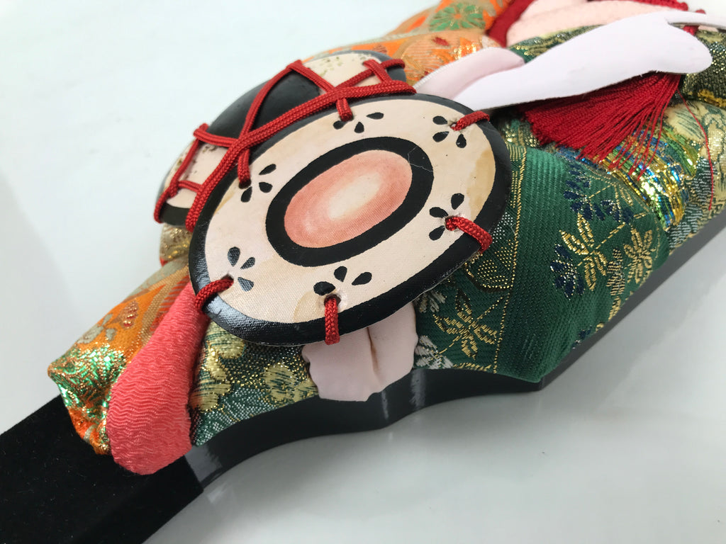 Japanese Decorative Wooden Paddle Hagoita Vtg Geisha Kimono New Years Game JK951-AD - Other Display Item-chidorivintage.com