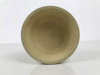 Japanese Ceramic Suiban Flower Vase Vtg Pottery Ikebana Arrangement Beige Y634-KT - Vase-chidorivintage.com