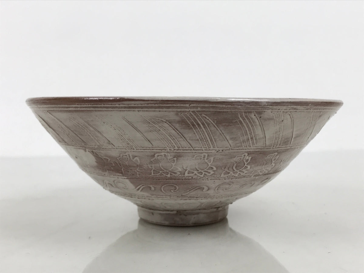 Japanese Sho Kato Ceramic Pottery Green Tea Bowl Summer Matcha Chawan SCW13-KT - Bowl-chidorivintage.com