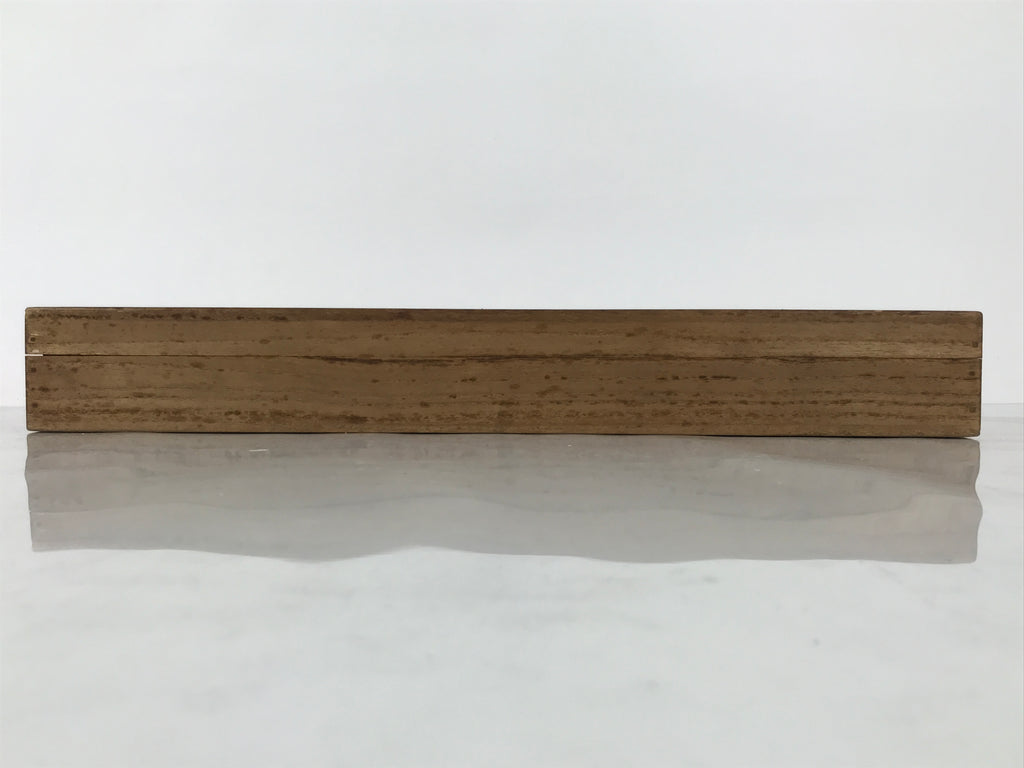 Japanese Wooden Hanging Scroll Box Vtg Kakejiku Hako Inside Length 51.6cm SB362-AD - Scroll Accessory-chidorivintage.com