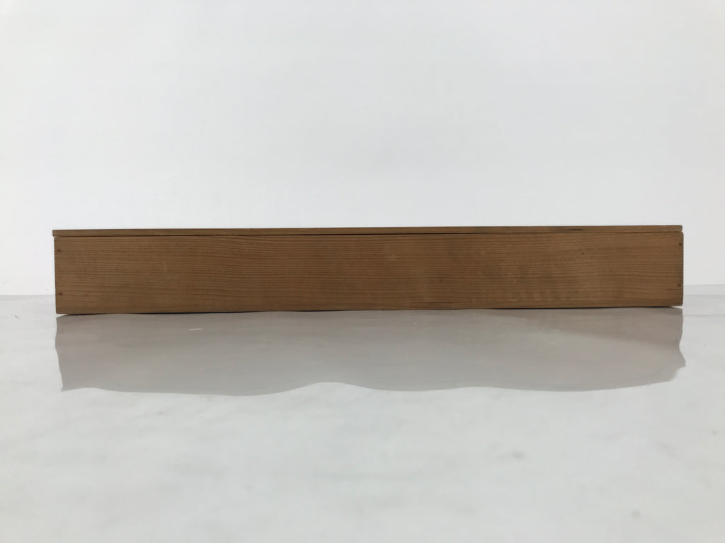Japanese Wooden Hanging Scroll Box Vtg Kakejiku Hako Inside Length 51.2cm SB363-AD - Scroll Accessory-chidorivintage.com