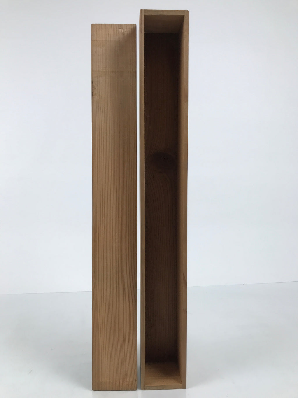 Japanese Wooden Hanging Scroll Box Vtg Kakejiku Hako Inside Length 51.2cm SB363-AD - Scroll Accessory-chidorivintage.com