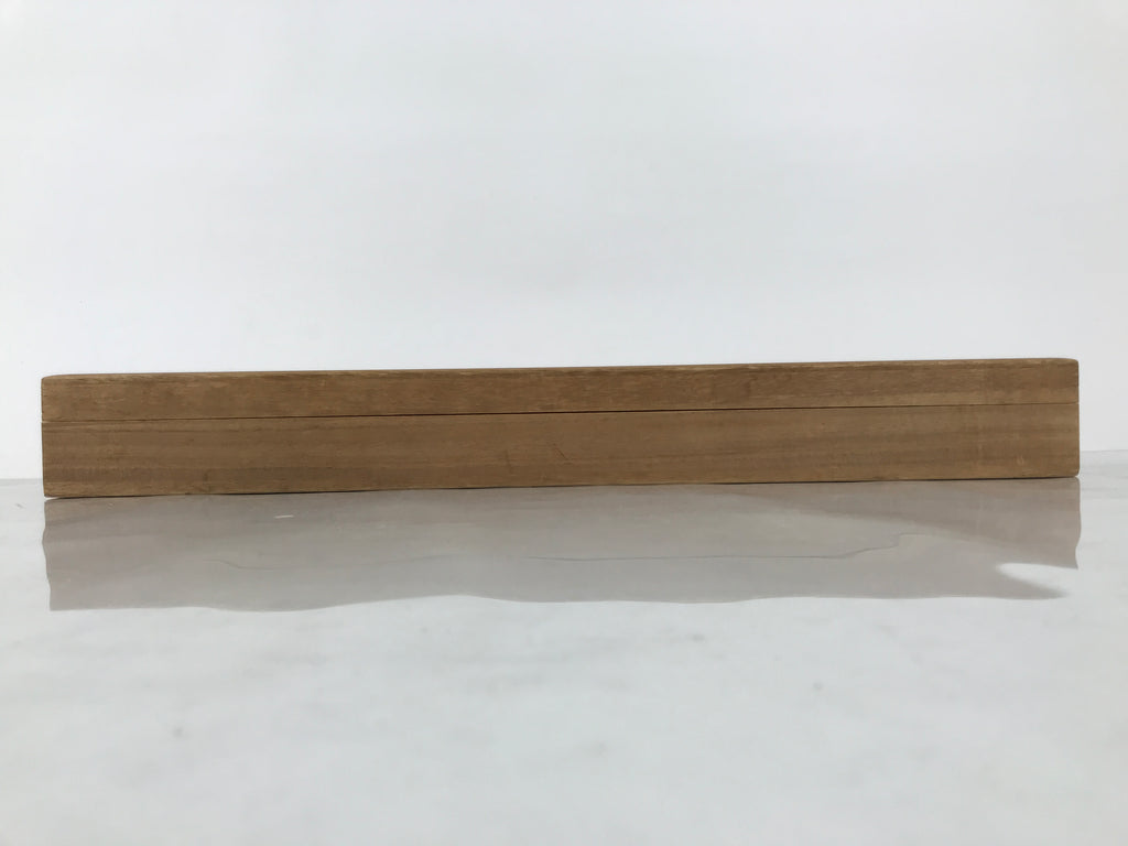 Japanese Wooden Hanging Scroll Box Vtg Kakejiku Hako Inside Length 60.7cm SB365-AD - Scroll Accessory-chidorivintage.com
