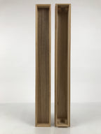 Japanese Wooden Hanging Scroll Box Vtg Kakejiku Hako Inside Length 60.7cm SB365-AD - Scroll Accessory-chidorivintage.com