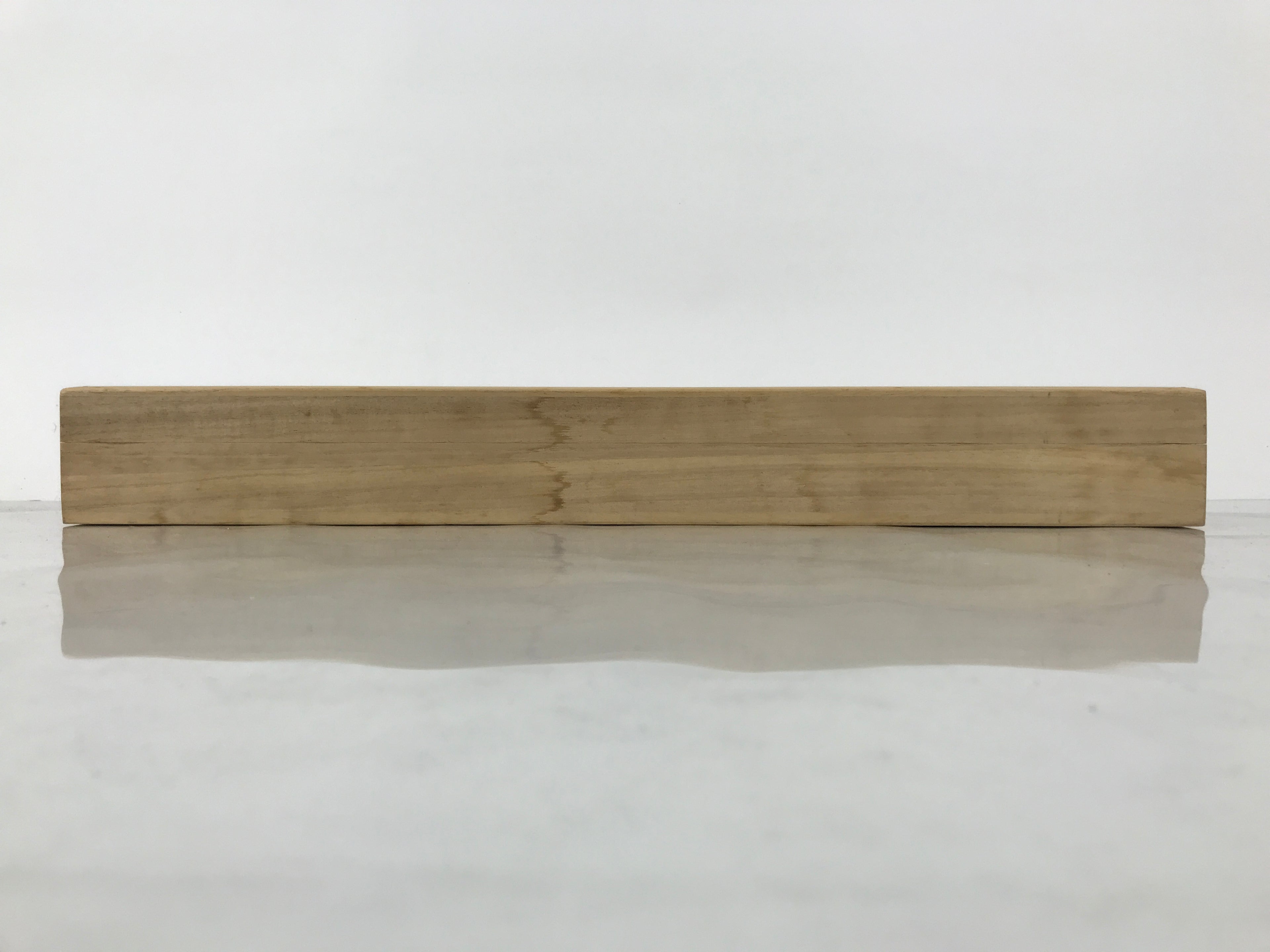 Japanese Wooden Hanging Scroll Box Vtg Kakejiku Hako Inside Length 57.6cm SB366-AD - Scroll Accessory-chidorivintage.com