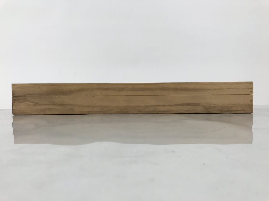 Japanese Wooden Hanging Scroll Box Vtg Kakejiku Hako Inside Length 54.7cm SB367-AD - Scroll Accessory-chidorivintage.com