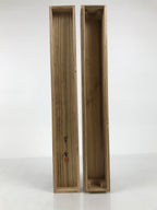 Japanese Wooden Hanging Scroll Box Vtg Kakejiku Hako Inside Length 54.7cm SB367-AD - Scroll Accessory-chidorivintage.com