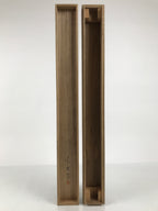 Japanese Wooden Hanging Scroll Box Vtg Kakejiku Hako Inside Length 69.8cm SB368-AD - Scroll Accessory-chidorivintage.com