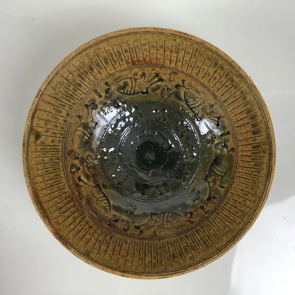 Japanese Sho Kato Ceramic Pottery Green Tea Bowl Summer Matcha Chawan SCW25-KT - Bowl-chidorivintage.com