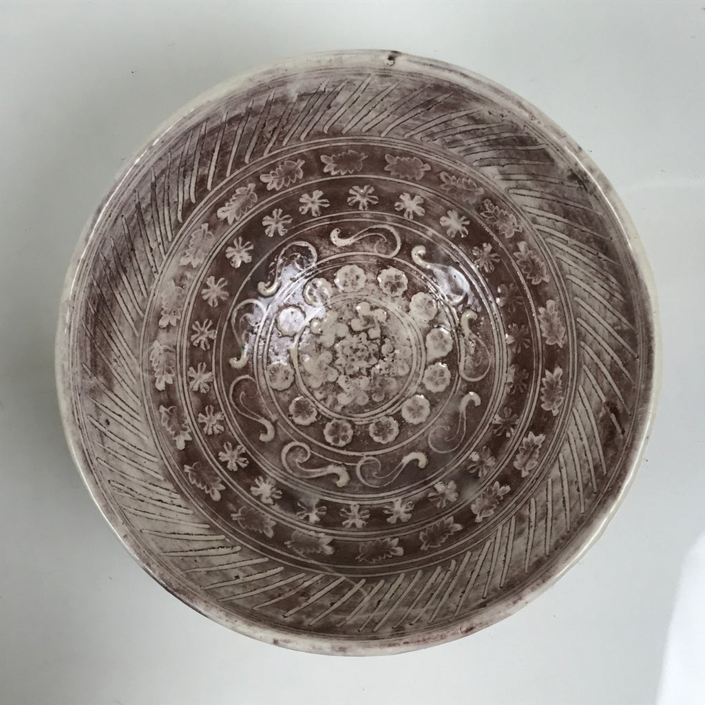 Japanese Sho Kato Ceramic Pottery Green Tea Bowl Summer Matcha Chawan SCW26-KT - Bowl-chidorivintage.com