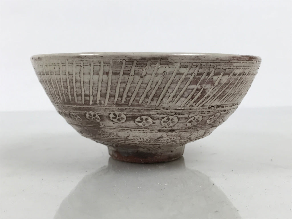 Japanese Sho Kato Ceramic Pottery Green Tea Bowl Summer Matcha Chawan SCW26-KT - Bowl-chidorivintage.com