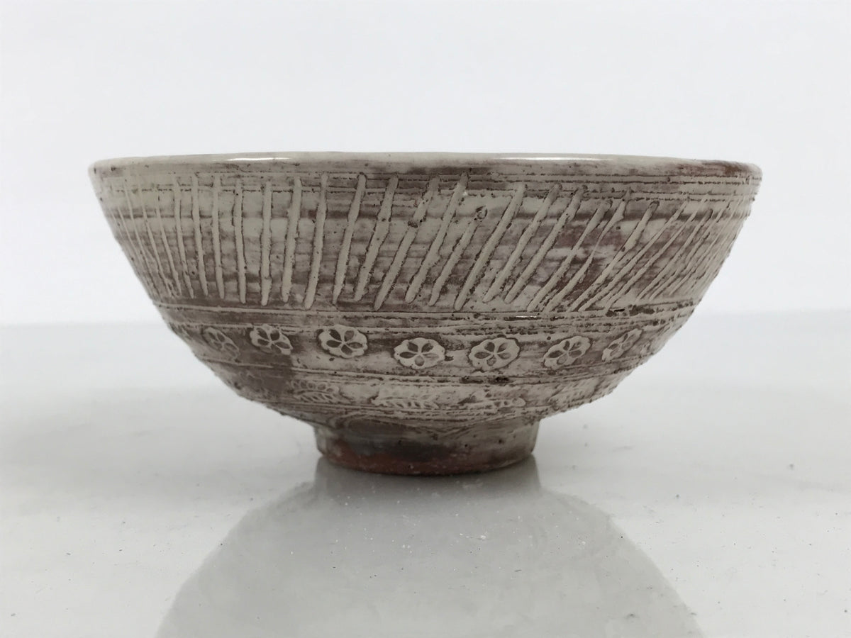 Japanese Sho Kato Ceramic Pottery Green Tea Bowl Summer Matcha Chawan SCW26-KT - Bowl-chidorivintage.com