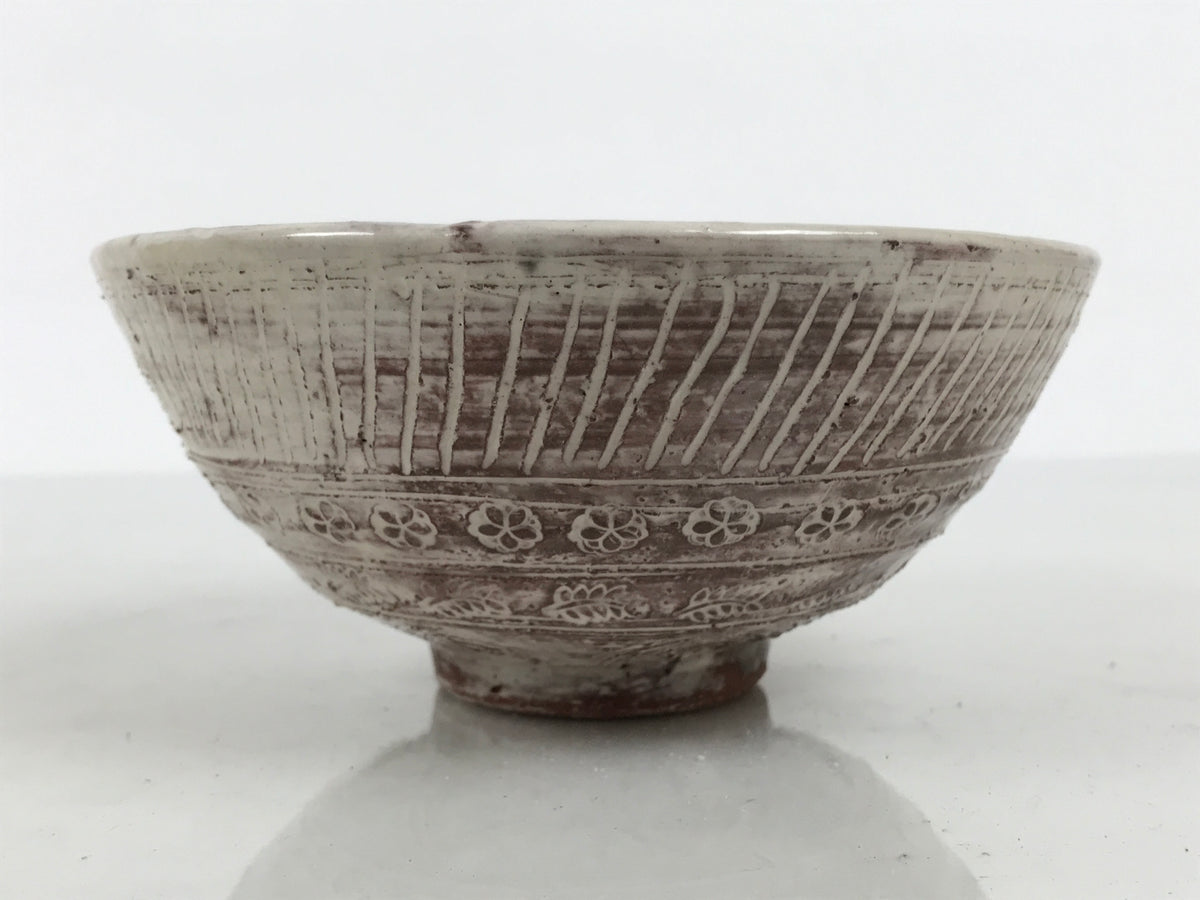 Japanese Sho Kato Ceramic Pottery Green Tea Bowl Summer Matcha Chawan SCW26-KT - Bowl-chidorivintage.com