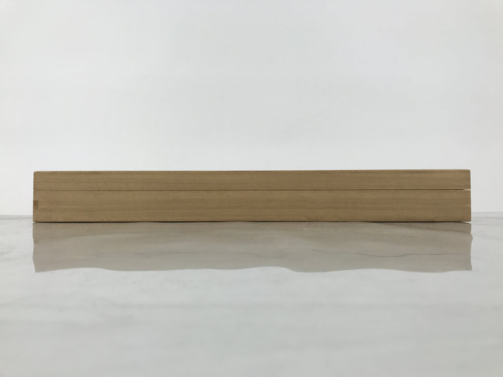 Japanese Wooden Hanging Scroll Box Vtg Kakejiku Hako Inside Length 60.7cm SB370-AD - Scroll Accessory-chidorivintage.com