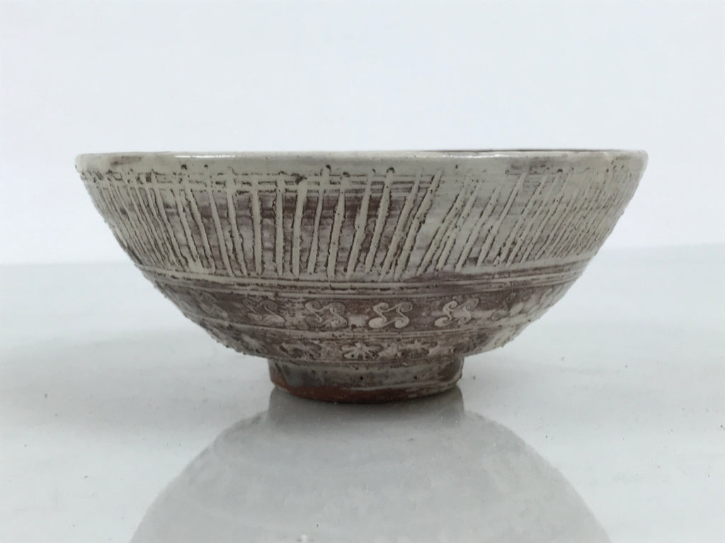 Japanese Sho Kato Ceramic Pottery Green Tea Bowl Summer Matcha Chawan SCW28-KT - Bowl-chidorivintage.com