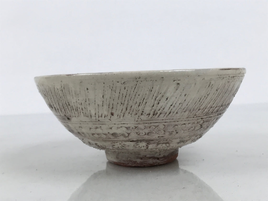 Japanese Sho Kato Ceramic Pottery Green Tea Bowl Summer Matcha Chawan SCW28-KT - Bowl-chidorivintage.com