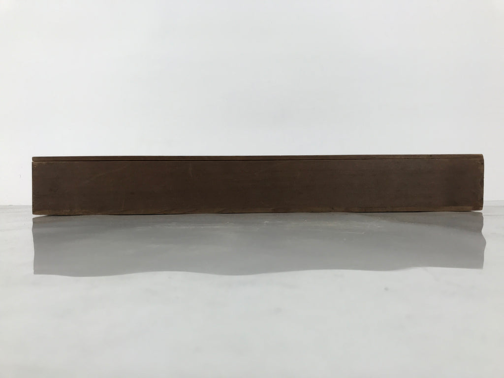 Japanese Wooden Hanging Scroll Box Vtg Kakejiku Hako Inside Length 55.1cm SB371-AD - Scroll Accessory-chidorivintage.com