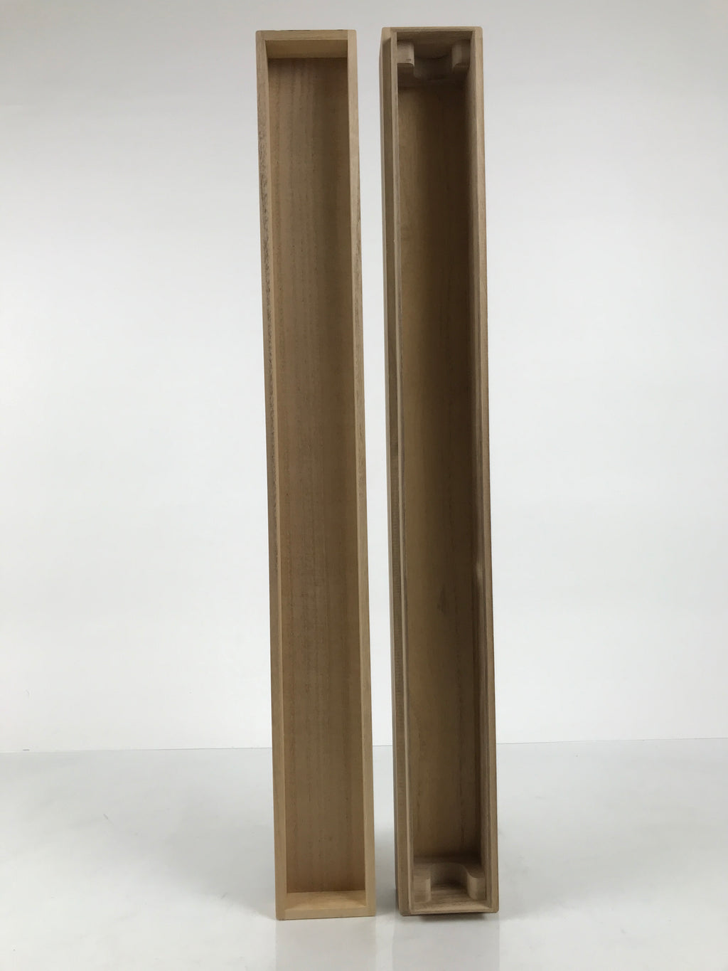 Japanese Wooden Hanging Scroll Box Vtg Kakejiku Hako Inside Length 66.8cm SB375-AD - Scroll Accessory-chidorivintage.com
