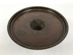 Japanese Bronze Usubata Flower Vase Vtg Ikebana Arrangement 2pc Kabin UB65-KT - Vase-chidorivintage.com