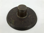Japanese Bronze Usubata Flower Vase Vtg Ikebana Arrangement 2pc Kabin UB65-KT - Vase-chidorivintage.com